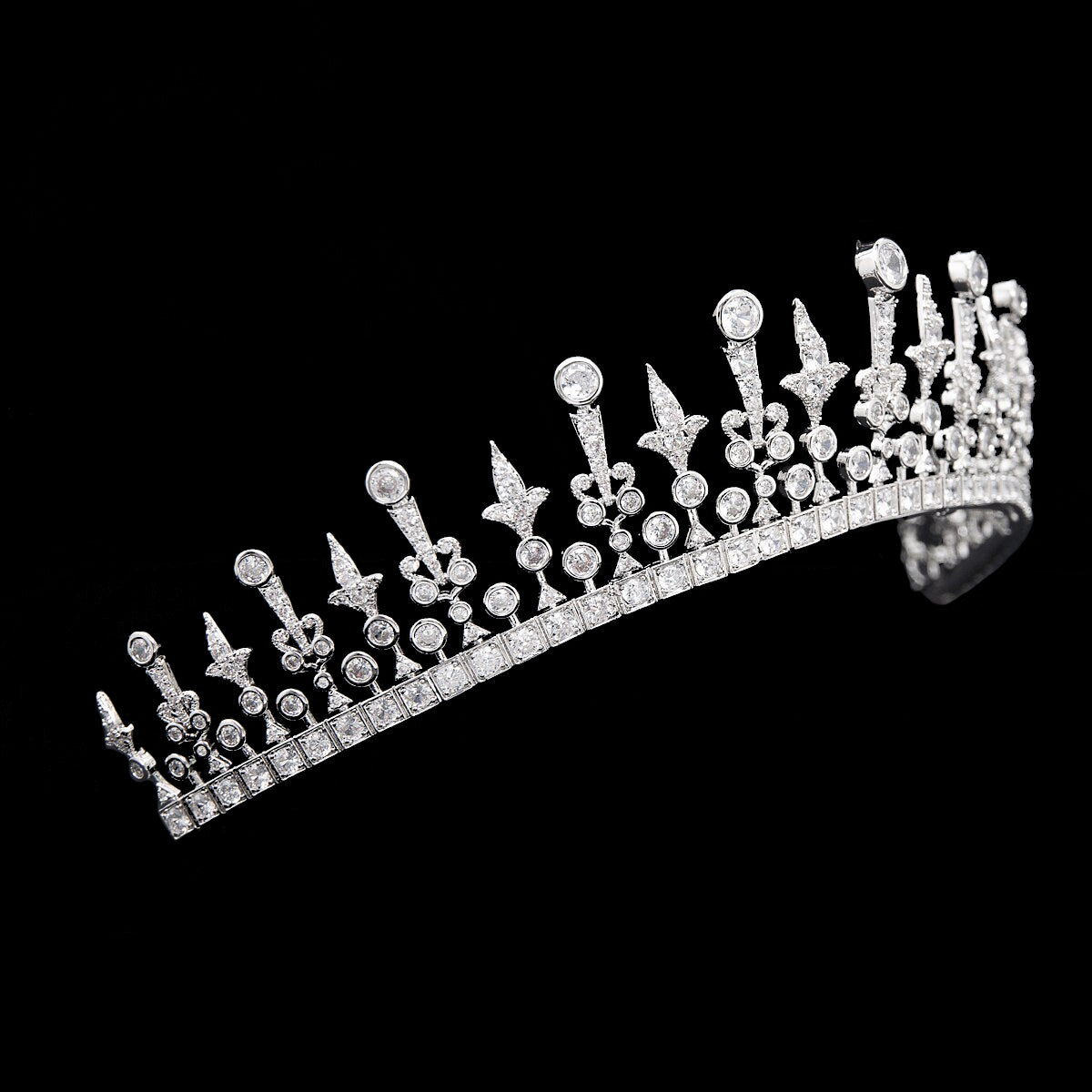 The Modern Fringe Tiara | Luxury Royal Inspired Tiaras – Royalloverfairy