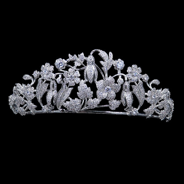 Thurn and Taxis Floral Tiara, Royal Tiara, Crown Jewels