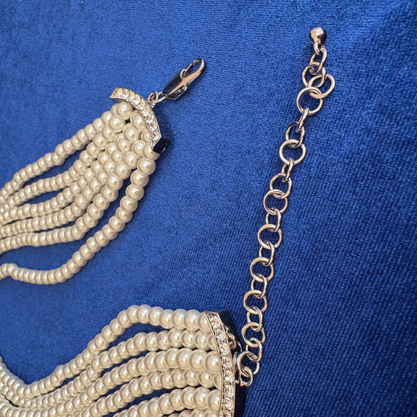 Princess of Wales Lady Diana Spencer Sapphire Pearl Choker