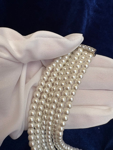 Princess of Wales Lady Diana Spencer Sapphire Pearl Choker