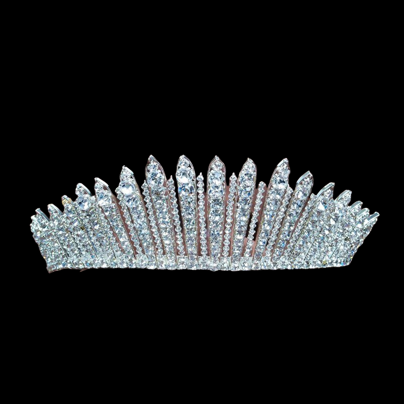 Queen Mary's Fringe Tiara - HM Queen Elizabeth II's Wedding Tiara Longer Version