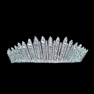 Queen Mary's Fringe Tiara - HM Queen Elizabeth II's Wedding Tiara Longer Version