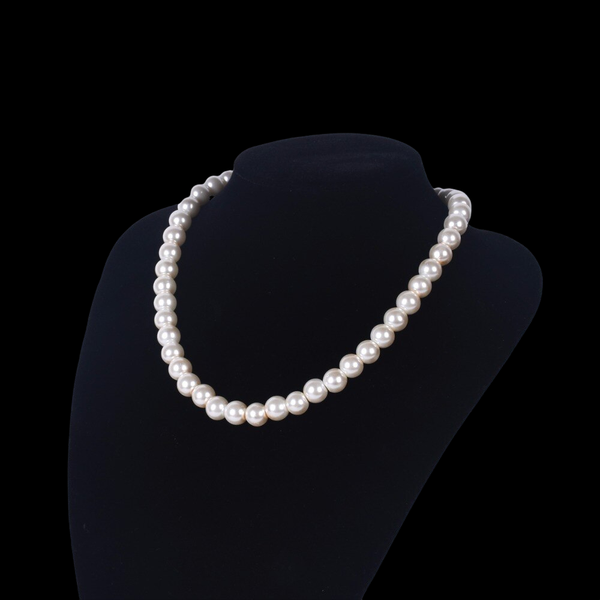 HM The Queen Inspired Pearl Necklace, Royal Jewels, Crown Jewels 