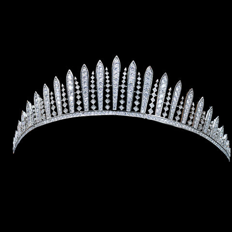 Queen Mary's Fringe Tiara, Royal Tiara, Crown Jewels