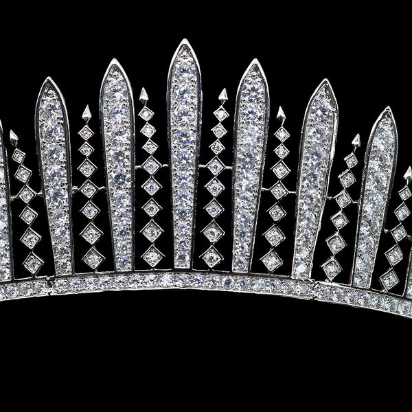 Queen Mary's Fringe Tiara, Royal Tiara, Crown Jewels