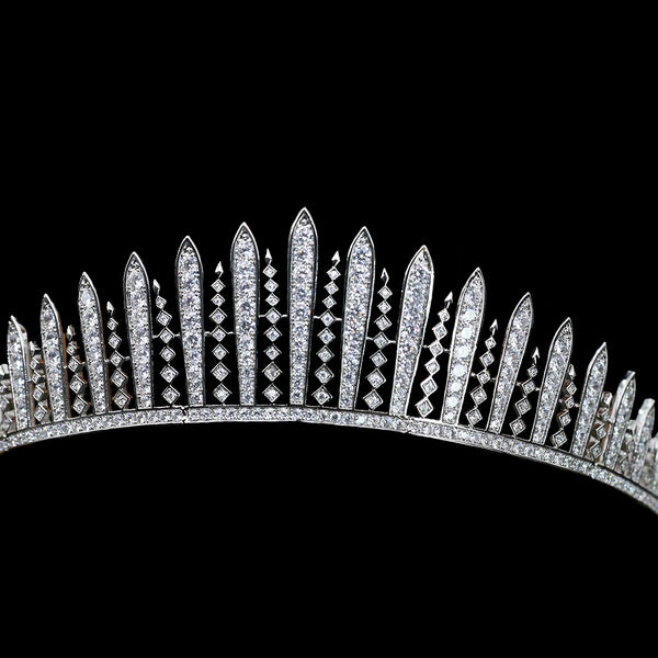 Queen Mary's Fringe Tiara, Royal Tiara, Crown Jewels