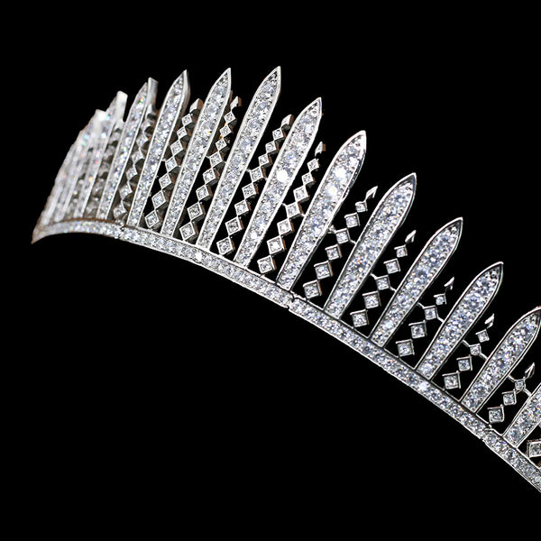 Queen Mary's Fringe Tiara, Royal Tiara, Crown Jewels