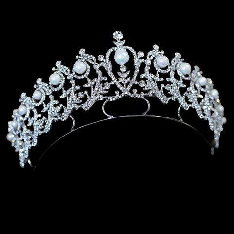 The Attractive Pearl Tiara, Royal Tiara, Crown Jewels