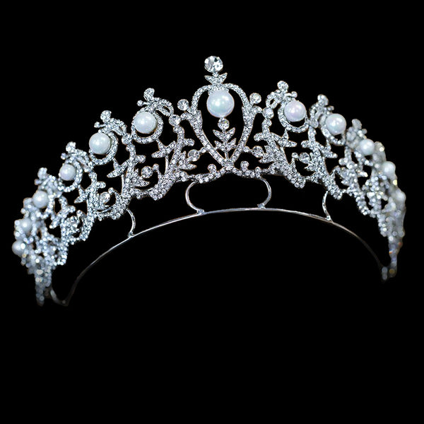 The Attractive Pearl Tiara, Royal Tiara, Crown Jewels