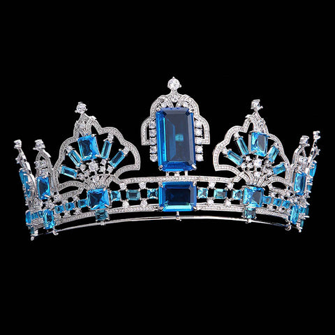 The Brazilian Aquamarine Tiara, Royal Tiara, Crown Jewels