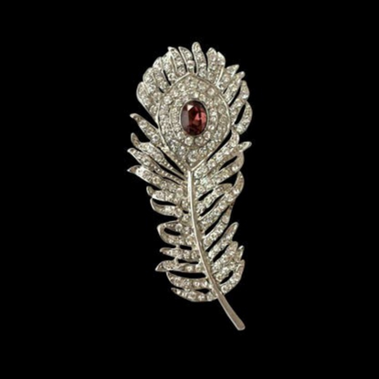 HM Queen Elizabeth II's The Carrington Feather Brooch