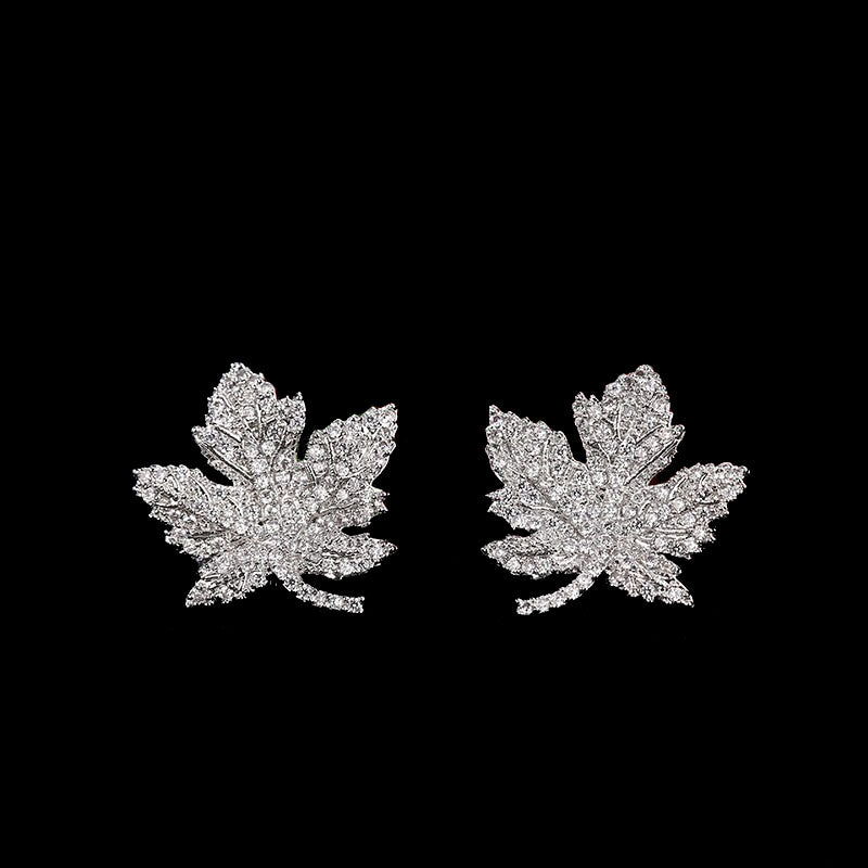 The Greville Ivy Leaf Earrings