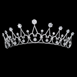 The Sayn-Wittgenstein-Berleburg Diamond Spike Tiara, Royal Tiara, Crown Jewels