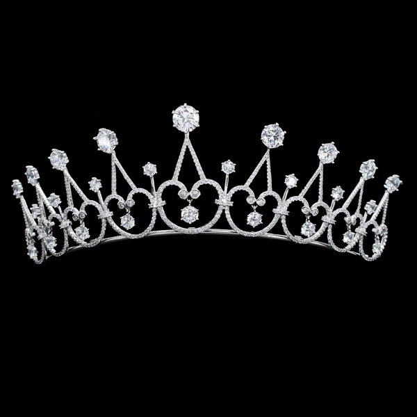 The Sayn-Wittgenstein-Berleburg Diamond Spike Tiara, Royal Tiara, Crown Jewels