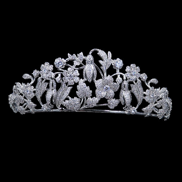 Thurn and Taxis Floral Tiara, Royal Tiara, Crown Jewels 