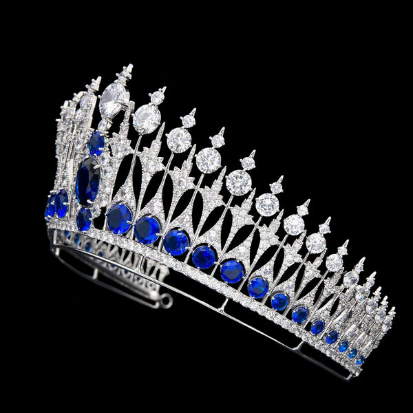 Replica of Dutch Sapphire Parure Tiara owned by Queen Maxima, one of the most famous Queen Maxima Jewels